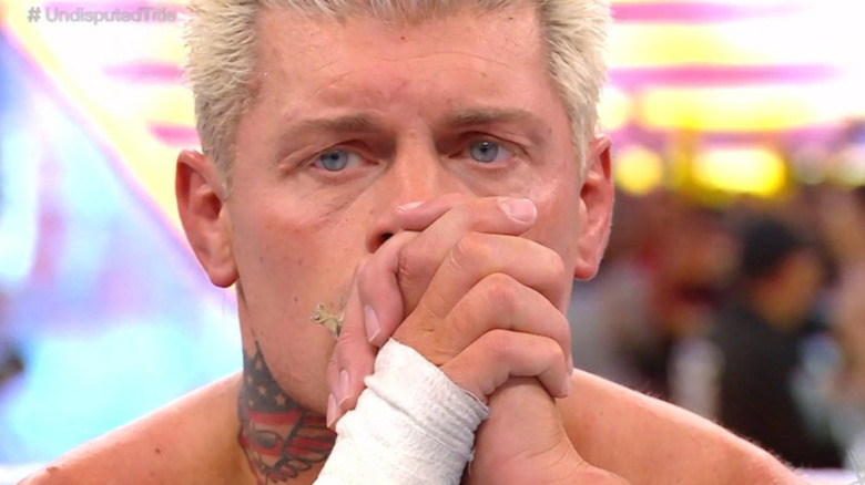 Cody Rhodes following his defeat at Wrestlemania 39. 