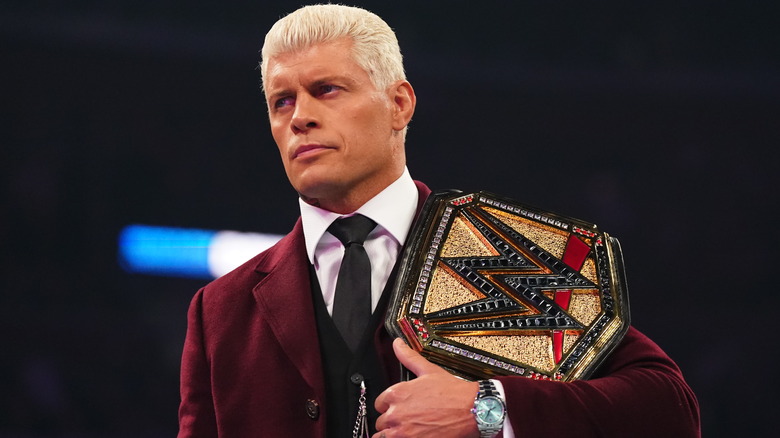 Cody Rhodes with WWE Championship