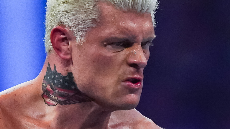 Cody Rhodes Looking Angry 