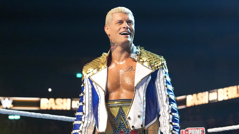 Cody Rhodes smiling in the ring