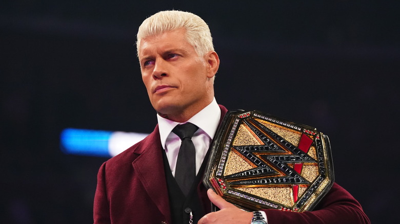 Cody Rhodes with WWE Championship