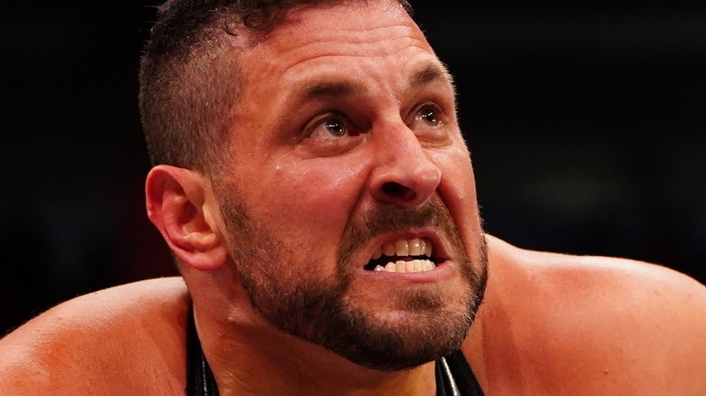 Colt Cabana gritting his teeth