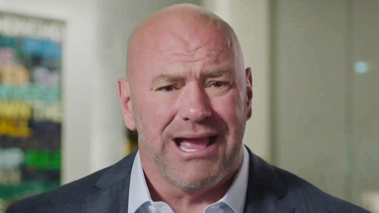 Dana White talking