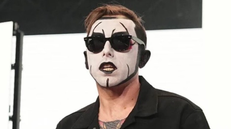 Danhausen wearing very nice, very evil shades