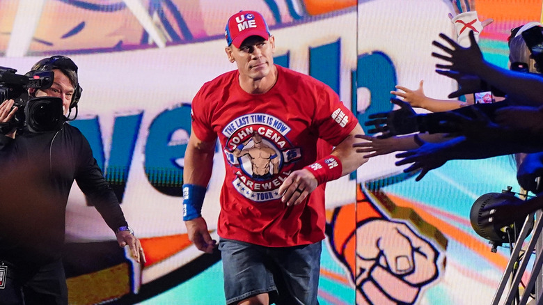 John Cena making his entrance