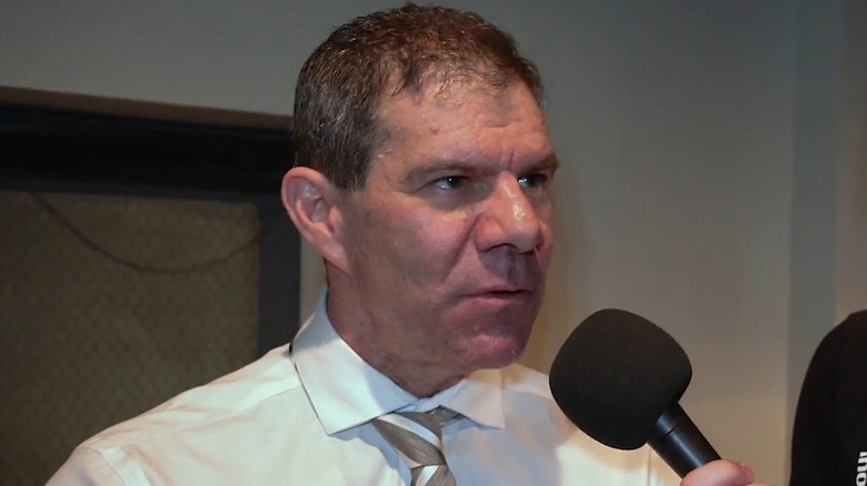 Dave Meltzer being interviewed