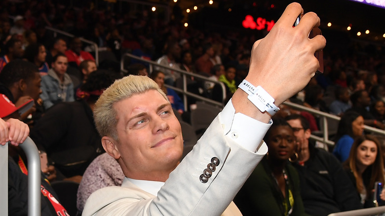 Cody Rhodes takes selfie