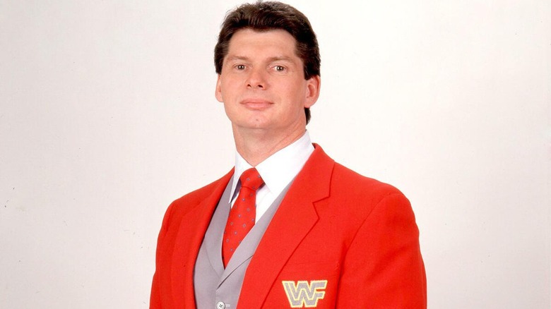 Vince McMahon posing