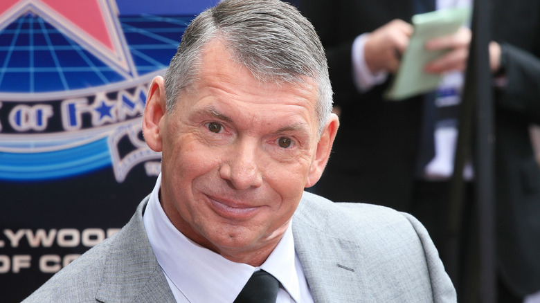 Vince McMahon smiling