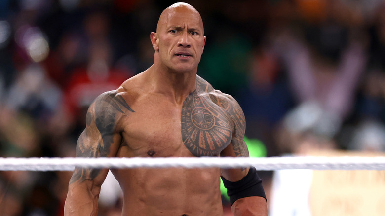 The Rock at WrestleMania 40