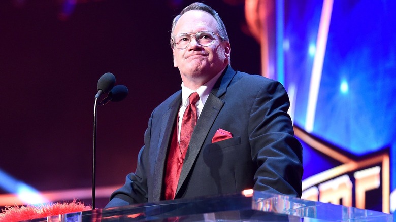 Jim Cornette at the 2017 WWE Hall of Fame ceremony