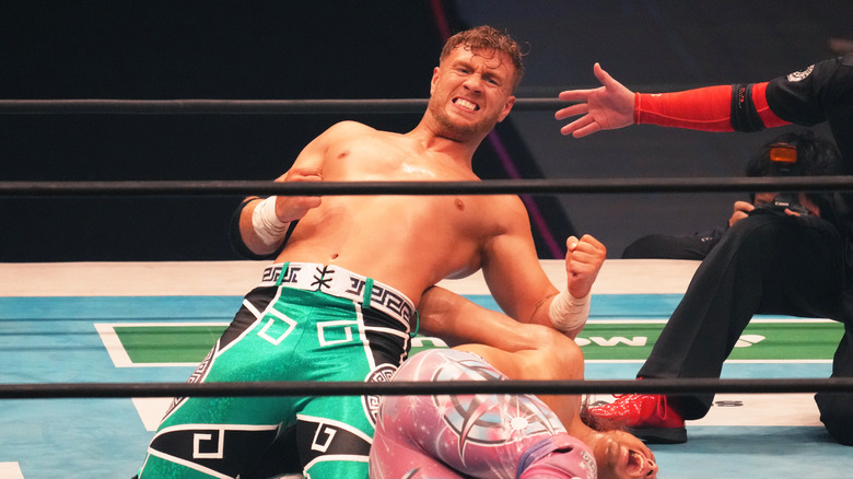 Will Ospreay works over Shota Umino