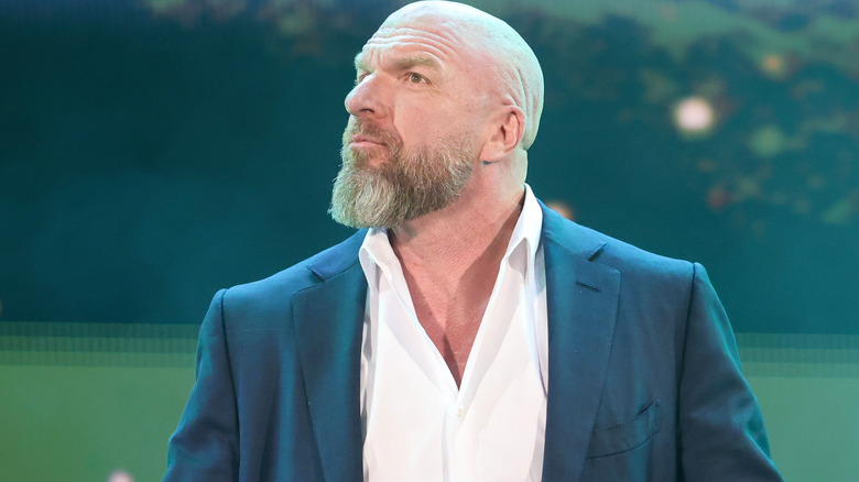 Triple H looking left