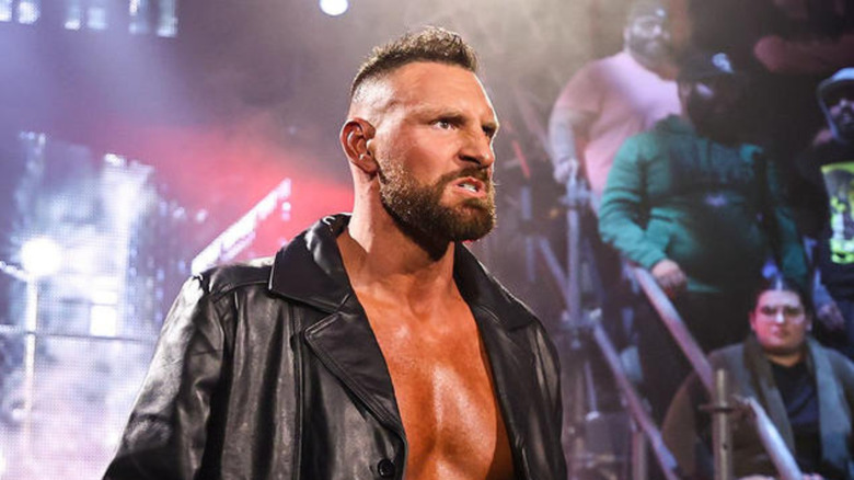 Dijak walking to the ring