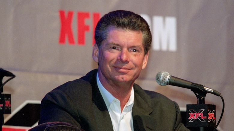 Vince McMahon unveils the original XFL