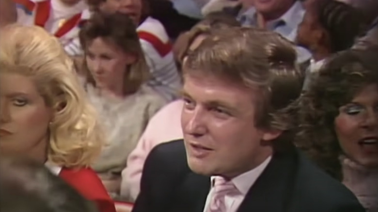 Donald Trump ringside at WrestleMania IV