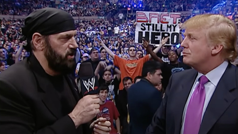 Donald Trump interviewed by Jesse Ventura at WrestleMania XX