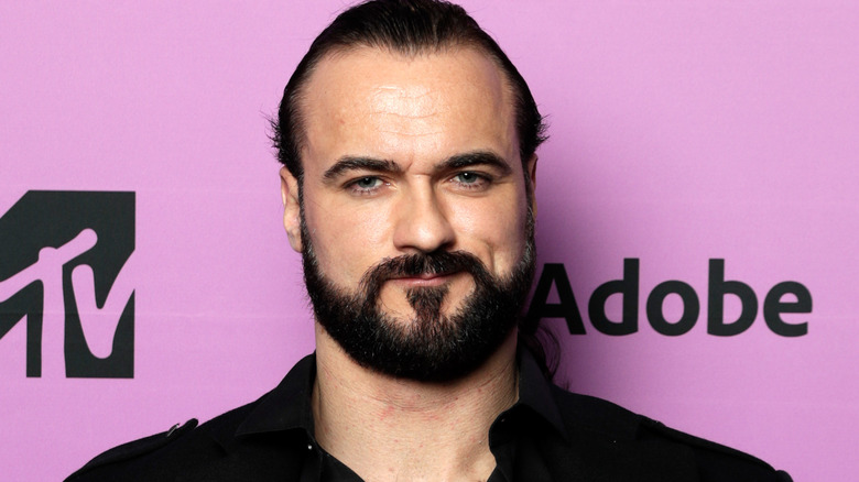 Drew McIntyre smirking