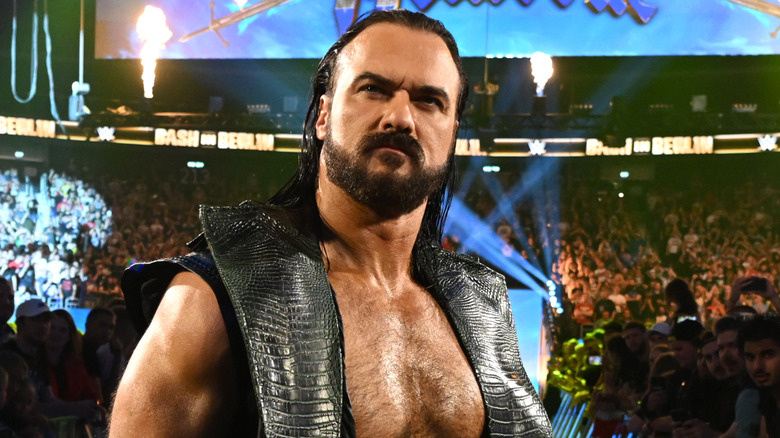 Drew McIntyre taking a look at the Berlin crowd