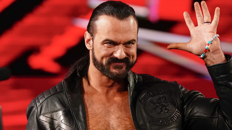 Drew McIntyre continuing the war of the bracelet