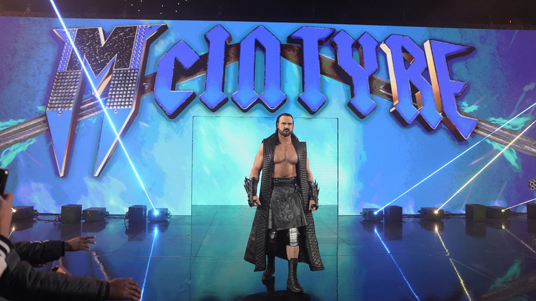 Drew McIntyre makes his entrance