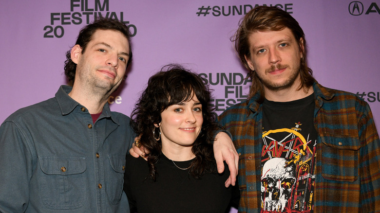 Husney and friends at a film festival