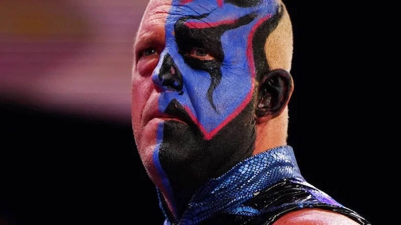 Dustin Rhodes performing in AEW