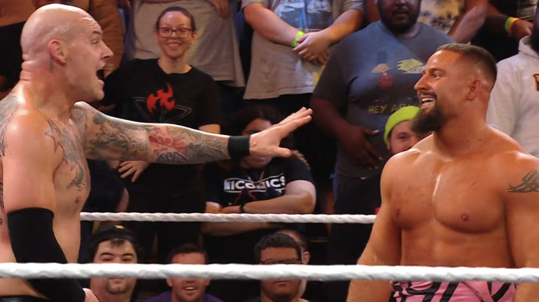 Baron Corbin and Bron Breakker in the ring