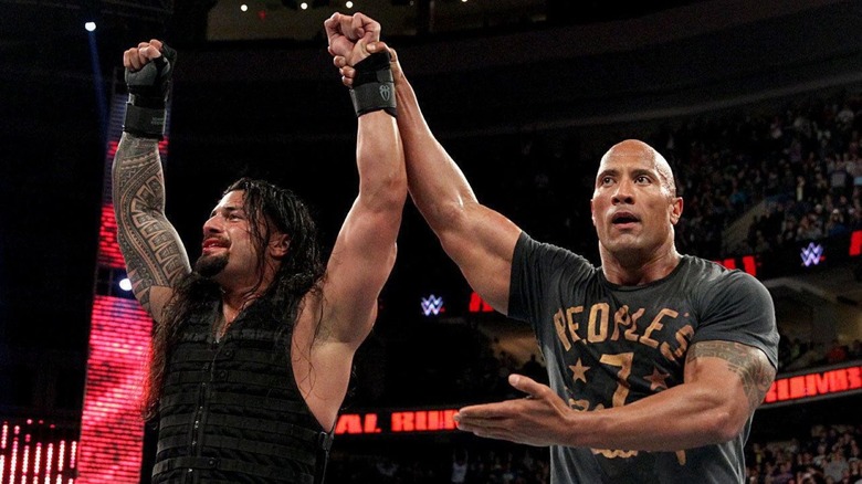 The Rock saves Roman at Royal Rumble