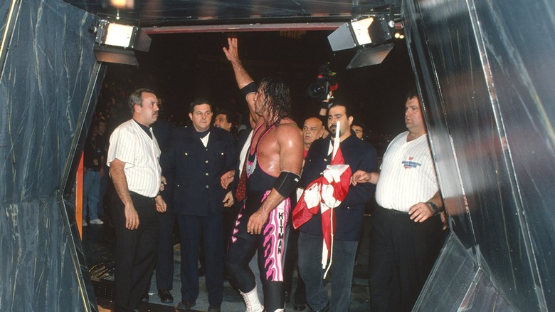 Bret Hart's final salute to the Montreal fans at Survivor Series 1997