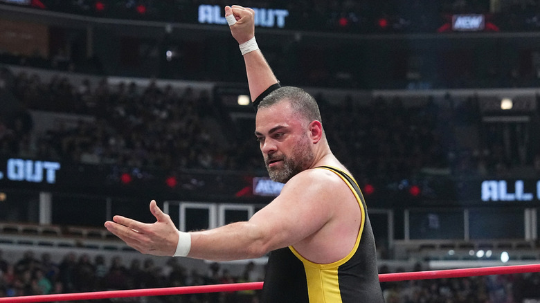 Eddie Kingston performing in AEW