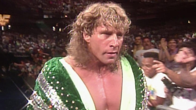 Kerry Von Erich makes his way to the ring