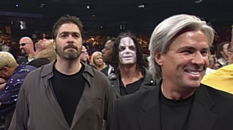Vince Russo and Eric Bischoff in WCW
