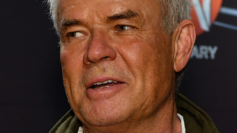 Eric Bischoff looking away