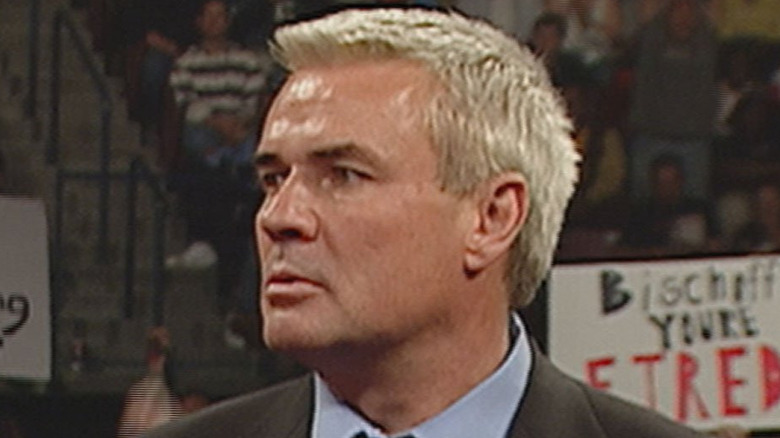 Eric Bischoff in the WWE ring