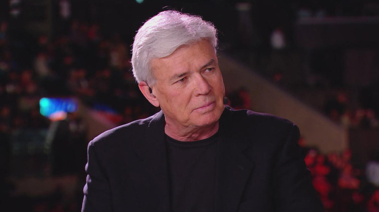 Eric Bischoff talking on a panel