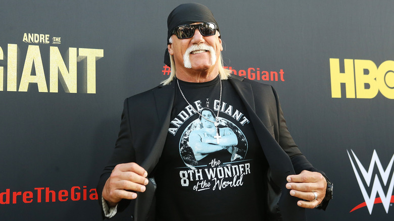 Hulk Hogan Smiles At A Red Carpet Event