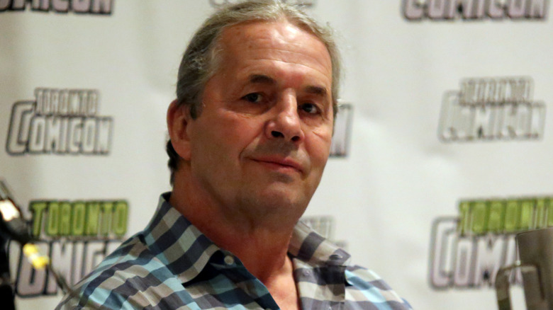 Bret Hart looking away