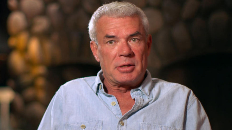 Eric Bischoff being interviewed