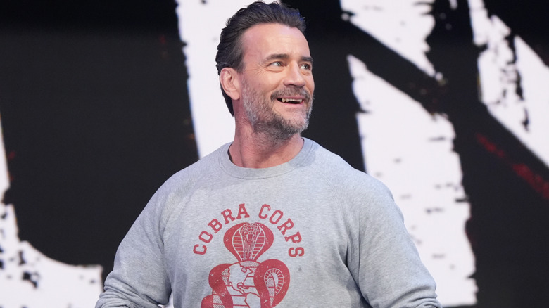 CM Punk smiling