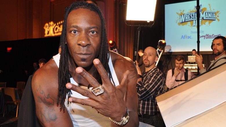 Booker T posing