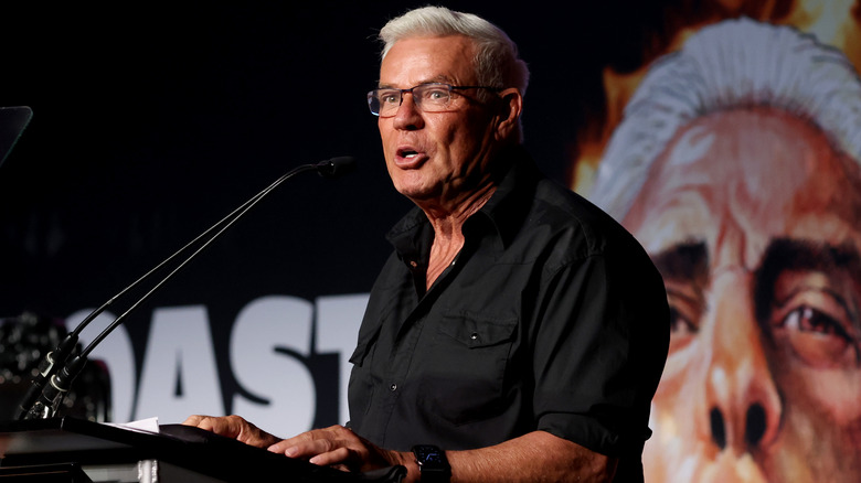 Eric Bischoff at podium