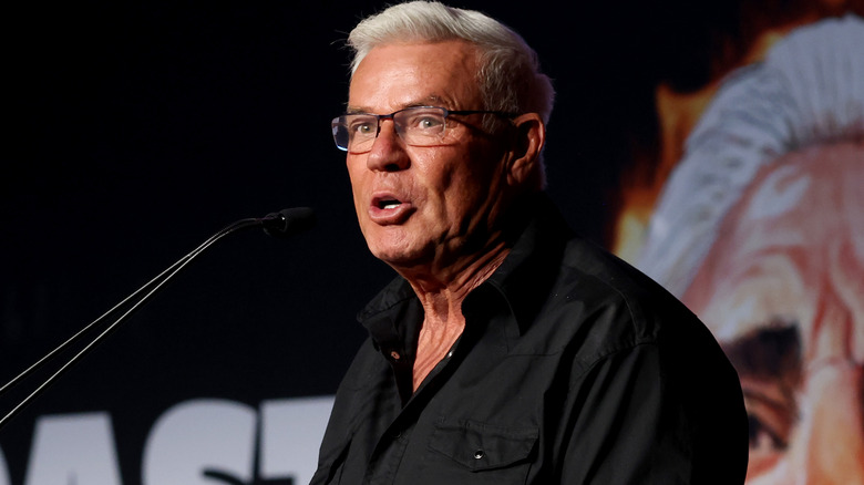 Eric Bischoff is wearing classes