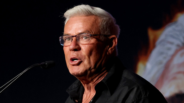 Eric Bischoff making a weird face