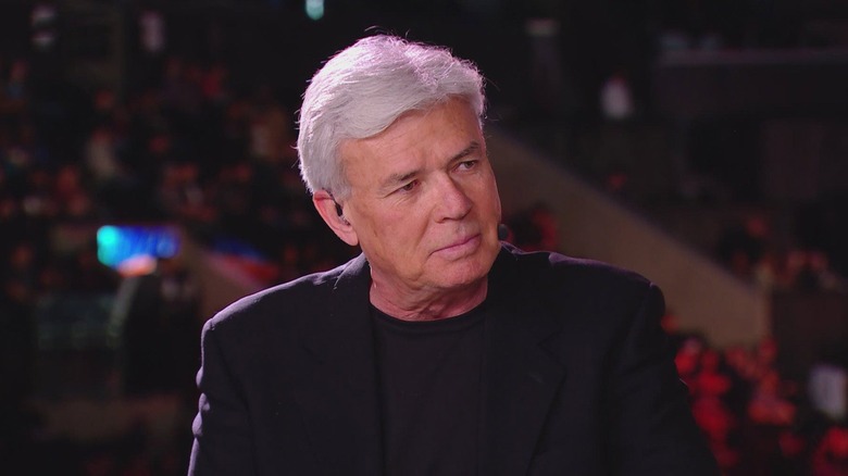 Eric Bischoff wearing black sports coat