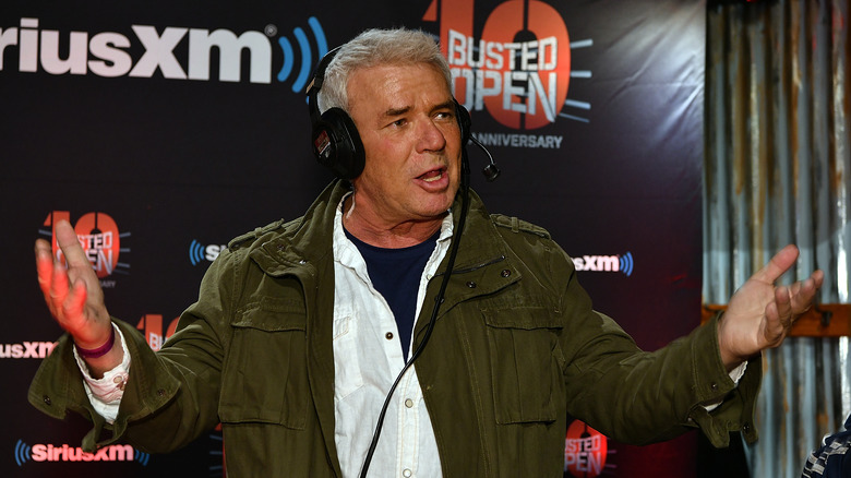 Eric Bischoff attends SiriusXM's "Busted Open" celebrating 10th Anniversary In New York City on the eve of WrestleMania 35 on April 6, 2019 in New York City.