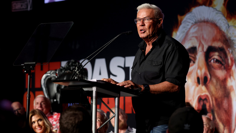 Eric Bischoff talking at the Ric Flair Roast