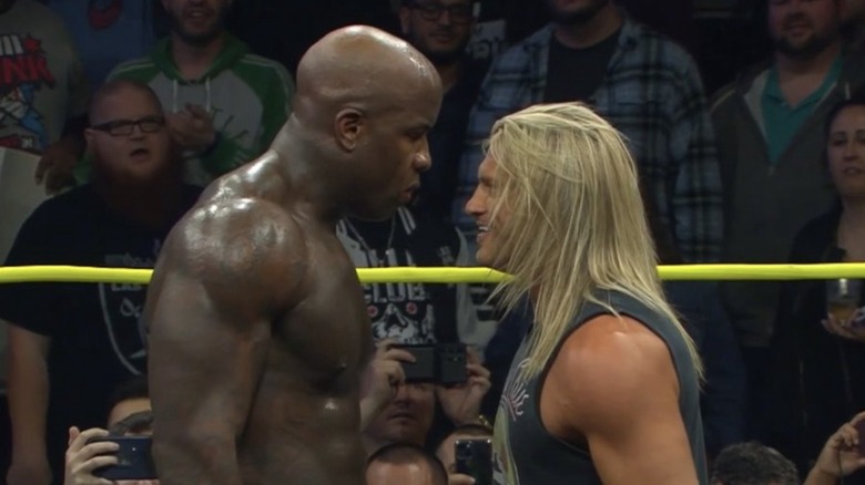 Moose stares down a debuting Nic Nemeth at TNA Hard to Kill