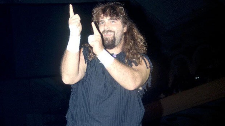 Mick Foley (Cactus Jack) in-ring during WCW SuperBrawl II, 1992