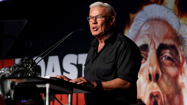 Eric Bischoff speaking at an event